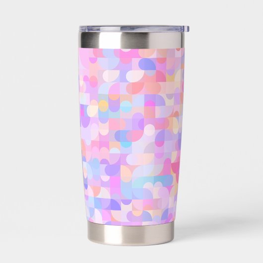 Multicolored Boho Pattern Thermobecher (Links)