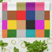 Multicolored Bold Color Blocks Design  Geschirrtuch (Gefaltet)