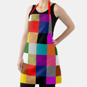 Multicolored Bold Color Blocks Design  Schürze