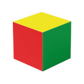 Multicolored Cube Würfel (Rückseite Schrägansicht)
