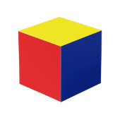 Multicolored Cube Würfel (Vorderseite Schrägansicht)