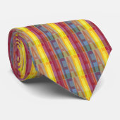 Multicolored Faith Necktie Krawatte (Gerollt)