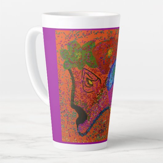 Multicolored Fish Pattern Milchtasse (Linke Ecke)