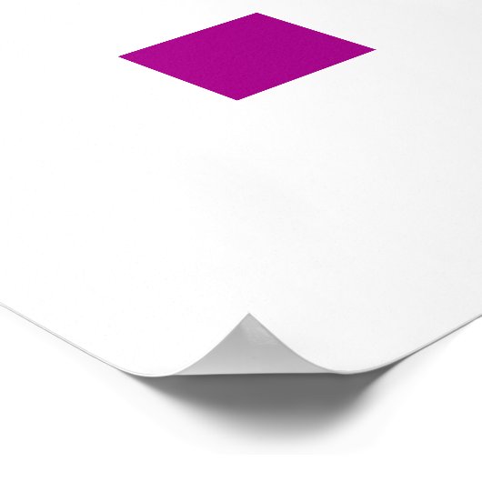 Multicolored Fish Pattern  Poster (Ecke)