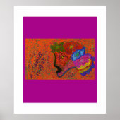Multicolored Fish Pattern  Poster (Vorne)