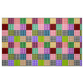 Multicolored Gingham Patchwork Kariert Pattern Stoff (Fat Quarter (45,7 x 55,9 cm))