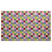 Multicolored Gingham Patchwork Kariert Pattern Stoff (Yard (91,4 cm))