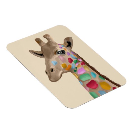 MultiColored Giraffe Magnet (Rechte Seite)