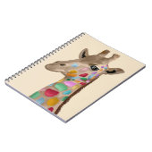 MultiColored Giraffe Notizblock (Linke Seite)
