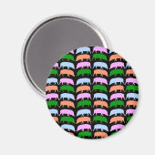 Multicolored Hogs Magnet (Vorderseite/Rückseite)