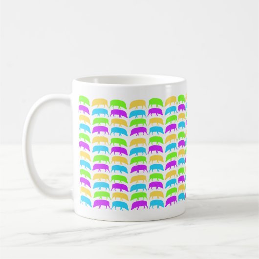 Multicolored Hogs-Tasse Kaffeetasse (Links)