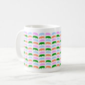 Multicolored Hogs-Tasse Kaffeetasse (Vorderseite Links)