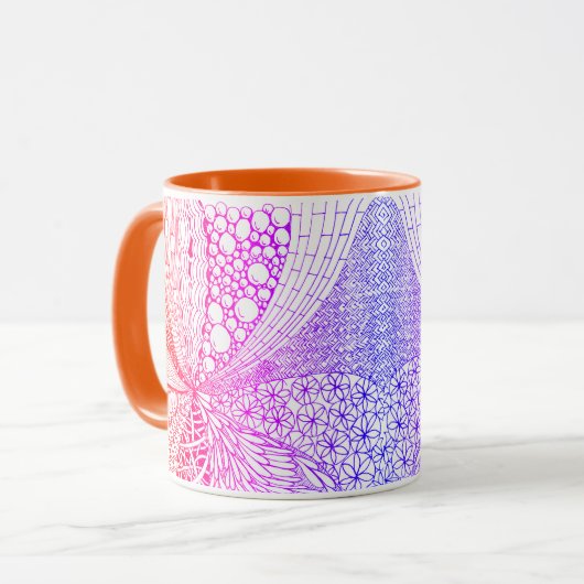 Multicolored mug tasse (Vorderseite Links)