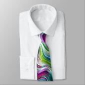 Multicolored Necktie Krawatte (Gebunden)