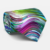 Multicolored Necktie Krawatte (Gerollt)