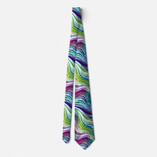 Multicolored Necktie Krawatte (Rückseite)
