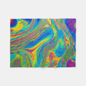 Multicolored painting fleecedecke (Vorderseite (Horizontal))