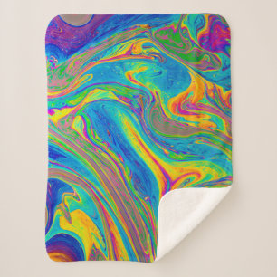 Multicolored painting sherpadecke