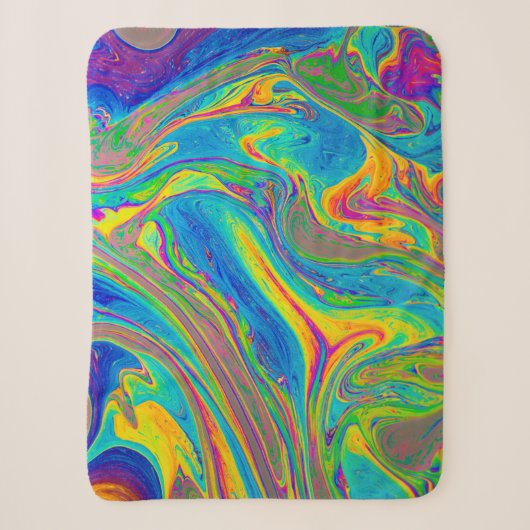 Multicolored painting sherpadecke (Vorderseite)