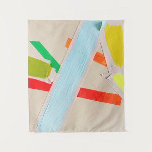 Multicolored paints wandteppich