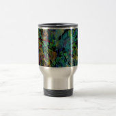 Multicolored Scribbled Abstrakt Art Reisebecher (Mittel)