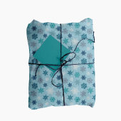 Multicolored snowflake pattern – winter christmas geschenkpapier
