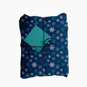 Multicolored snowflake pattern – winter christmas geschenkpapier