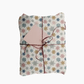 Multicolored snowflake pattern – winter christmas geschenkpapier