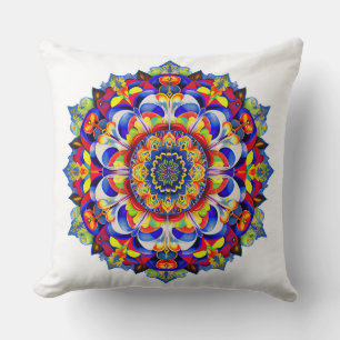 MULTICOLORED SPIRITUAL MANDALA KISSEN