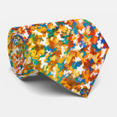 Multicolored Sprinkles for Festive Elegance Krawatte (Gerollt)
