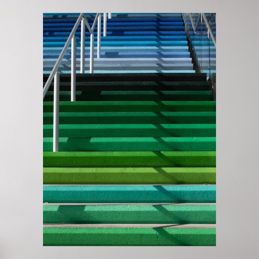 Multicolored stairs poster (Vorne)