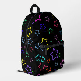 Multicolored Starry Night Bedruckter Rucksack
