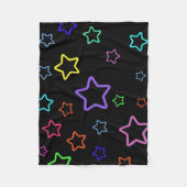 Multicolored Starry Night Fleecedecke (Vorderseite)
