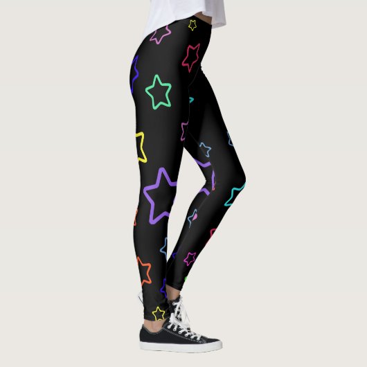 Multicolored Starry Night Leggings (Rechts)
