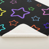Multicolored Starry Night Sherpadecke (3/4)