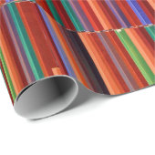 Multicolored striped illustration geschenkpapier (Rolleneckpunkt)