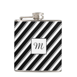 Multicolored Stripes Flachmann