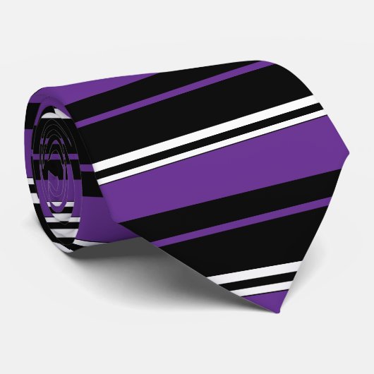 Multicolored Stripes Krawatte (Gerollt)