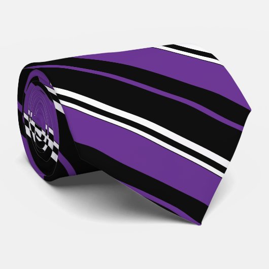 Multicolored Stripes Krawatte (Gerollt)