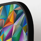 Multicolored triangle shapes pickleball schläger (Linke Seite)