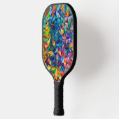 Multicolored triangle shapes pickleball schläger (Links)