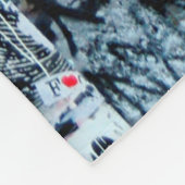 MULTICOLORED WALL PAINING FLEECEDECKE (Ecke)