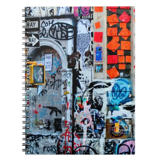 MULTICOLORED WALL PAINING NOTIZBLOCK (Vorderseite)