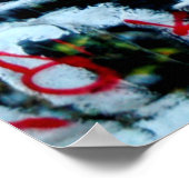 MULTICOLORED WALL PAINING POSTER (Ecke)