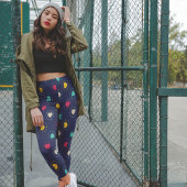 Multicolorherzen Leggings