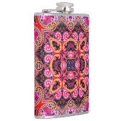 Multicolorpaisley, Schal-Print-Design Flachmann (Rechts)