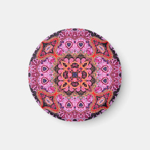 Multicolorpaisley, Schal-Print-Design Magnet