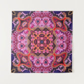 Multicolorpaisley, Schal-Print-Design Wandteppich (Vorderseite (Horizontal))