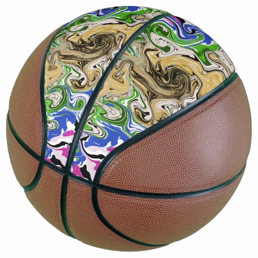 Multicolors liquidieren basketball (angewinkelt)