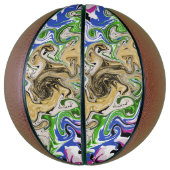 Multicolors liquidieren basketball (Vertikal)